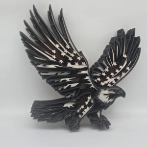 Majestic Eagle & Stars Mandala